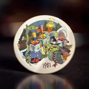 Gorham Sesame Street 1981 Collectible Plate T8